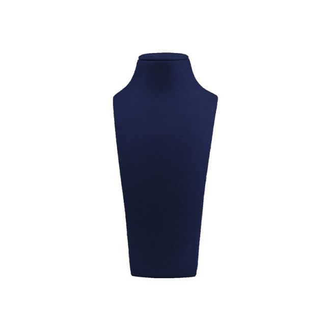 Buste présentoir personnalisé en microfibre pour bijoux cd-c104-mf-525
