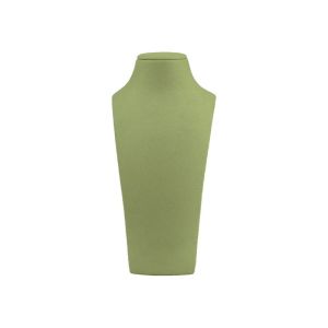 Individuelle Präsentationsbüste mit Mikrofaserbezug für Schmuck cd-c104-mf-552