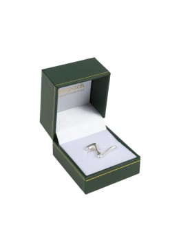 Estuche polipiel verde para pin 47x53x40 mm. J-06-PI-V