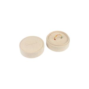 Multipurpose round box for jewelry, beige 60ø x 40 mm PR-1-BG