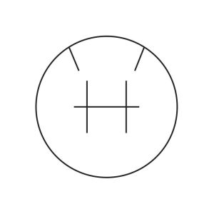 Esquema interior caja redonda multiusos verde para joyas bisutería y joyería 60øx40 mm PR-1-VE