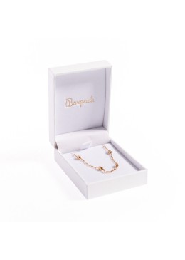 Estuche polipiel blanco para colgante 59x79x24 mm. FR-3-C-B