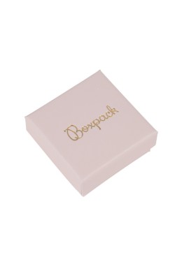 Cartón para pendientes de joyería y bisutería 50x50x23 mm color rosa cuarzo PI-40