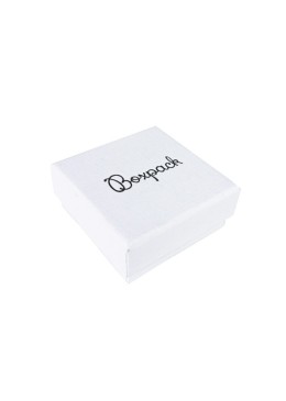 Cartón para pendientes de joyería y bisutería 50x50x23 mm color blanco texturizado MP-40