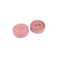 Caja redonda multiusos rosa para joyas bisutería y joyería 60øx40 mm PR-1-RS
