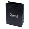 Matte paper bag for jewelry and watches, black 180 x 250 x 100 mm B-L-N