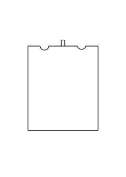 Estuche polipiel negro para medalla con cordon de joyería bisutería joyas C-15-MC