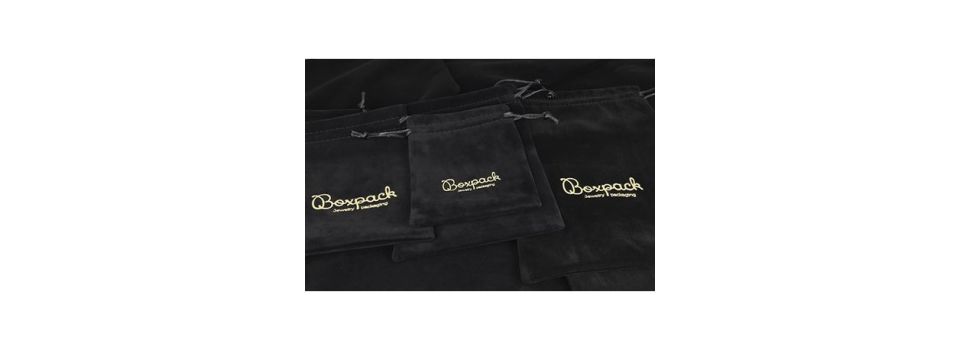 Schmuckbeutel aus Samt: Logo & Kleine Mengen
