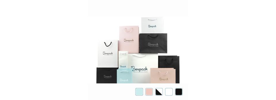 Shopper di carta opaca per gioiellerie | Boxpack