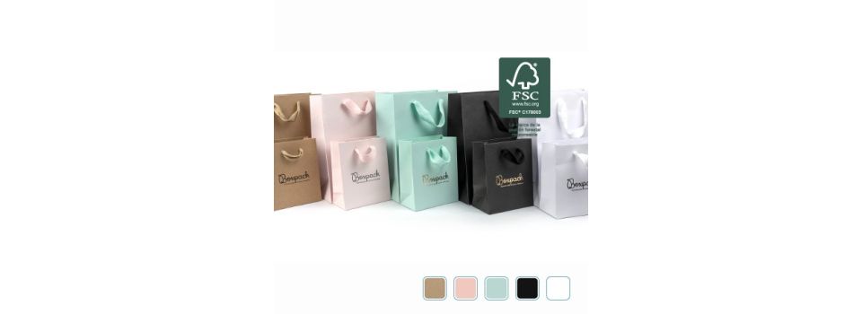 FSC-Papiertragetaschen für Schmuck im Großhandel | Boxpack