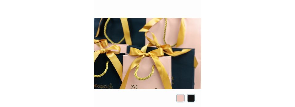 Ribbons papieren tasjes voor sieraden | Boxpack