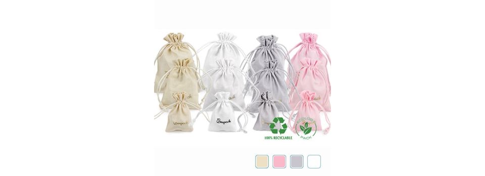 Sacchetti in cotone con coulisse, serie 300 | Boxpack