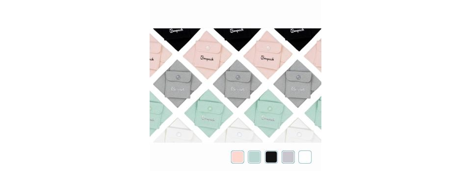 Suede Pouches with Button Series 500 | Premium Jewelry Bags