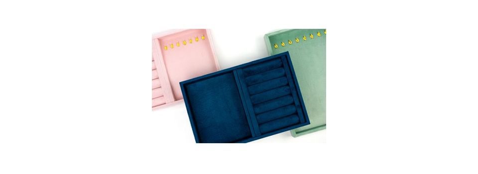 Schmucktabletts aus Samt im Großhandel | Boxpack