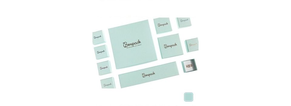 Aquamarine sieradendoosjes van karton | Boxpack